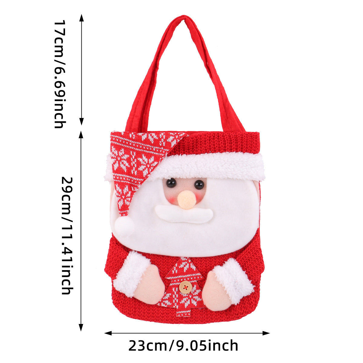 Christmas Cute Style Deer & Snowman Gift Bag