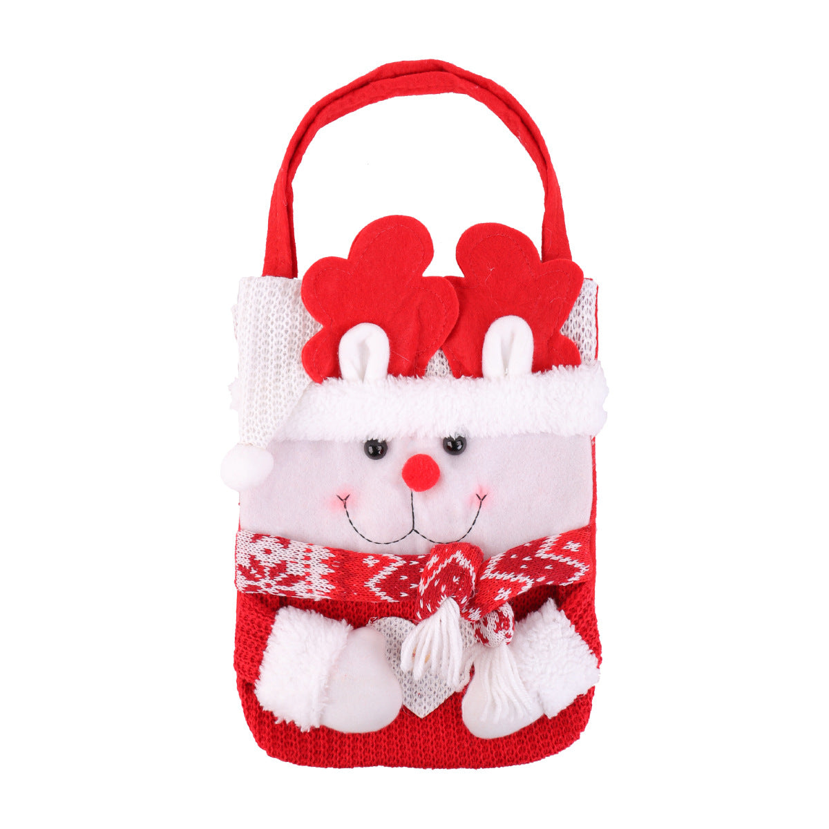 Christmas Cute Style Deer & Snowman Gift Bag