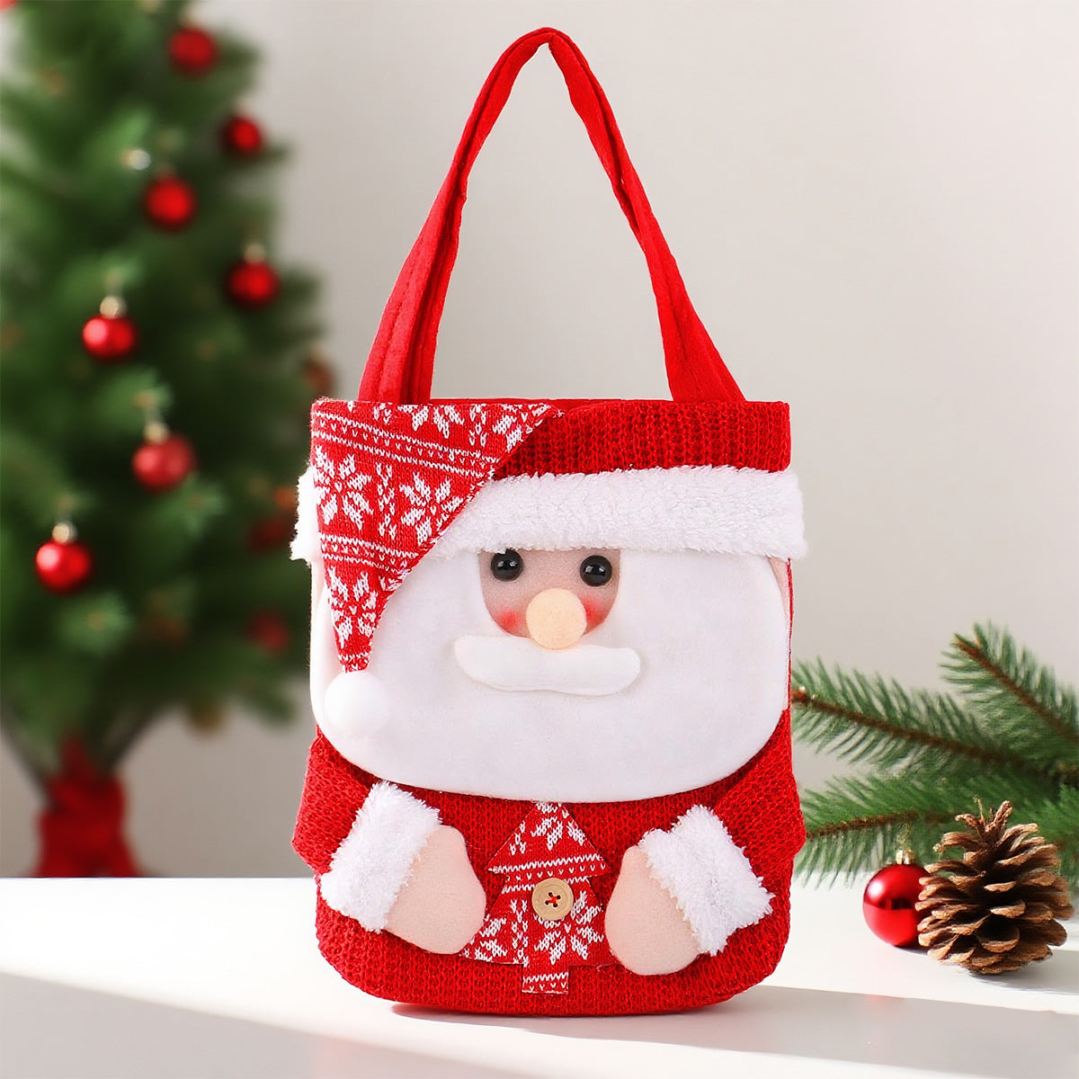 Christmas Cute Style Deer & Snowman Gift Bag